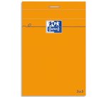Bloc de bureau Oxford 14,8 x 21 cm agrafés - 5 x 5 mm - 80 feuilles