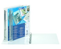 Raccoglitore personalizzabile Lumina - 4 anelli tondi 15 mm - 22 x 30 cm - PP - trasparente - Favorit