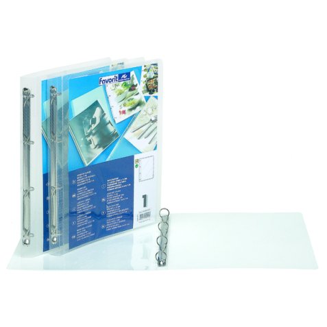 Favorit Hawai ring binder A4 Transparent