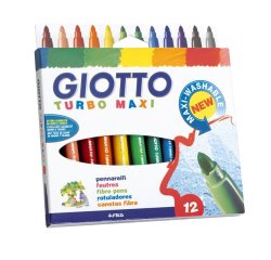 Giotto Turbo Maxi marcatore Rosso 12 pz