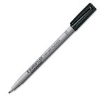 Feutre multi-usages pour support lisse LUMOCOLOR Encre noire non permanente Pointe fine 0,6mm