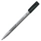 Feutre multi-usages pour support lisse LUMOCOLOR Encre noire non permanente Pointe fine 0,6mm