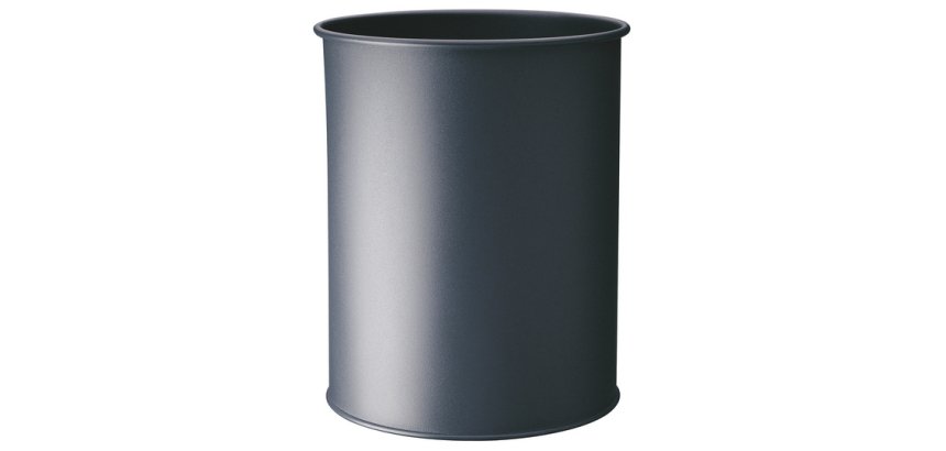 Corbeille METALL, rond, 15 litres
