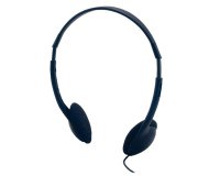 Oortjes/hoofdtelefoon met draad MCL CSQ-HEAD/N zwart