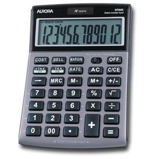 Aurora DT 661 calcolatrice Desktop Argento