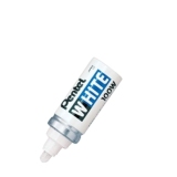 Marqueur peinture pointe en fibre ogive large corps métal coloris blanc WHITE 100W