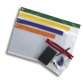 Pochette enveloppe zip 255x190mm document a5 148x210mm tous usages coloris assortis