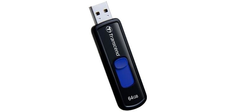 Transcend JetFlash elite JetFlash 760, 64GB lecteur USB flash 64 Go USB Type-A 3.2 Gen 1 (3.1 Gen 1) Noir, Bleu