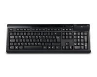 Hamlet XKKITASCR keyboard Office USB QWERTY Italian Black