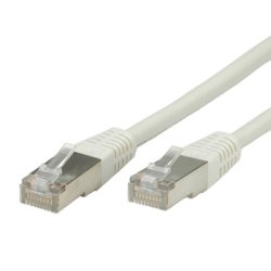 VALUE FTP Patch Cord Cat.5e, grey 1 m