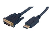 MCL MC393-3M DisplayPort DVI-D Noir