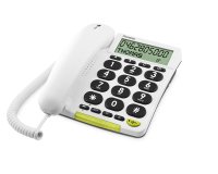 Doro Phone Easy 312Cs Téléphone analogique Identification de l'appelant Blanc