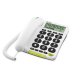 Doro Phone Easy 312Cs Téléphone analogique Identification de l'appelant Blanc