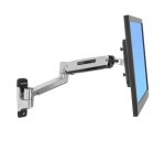 Ergotron LX Sit-Stand Wall Mount LCD Arm 106,7 cm (42") Mur Acier inoxydable