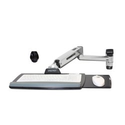 Ergotron LX Sit-Stand Wall Mount Keyboard Arm Acciaio inox