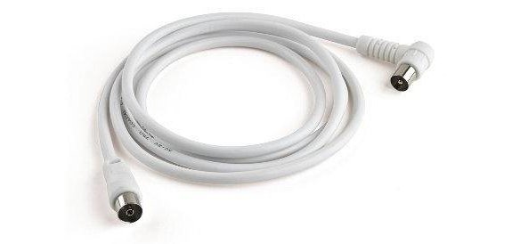 Meliconi ANT2M90 coaxial cable 2 m White
