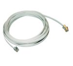 MCL Cordon plat RJ11 6P/4C - RJ45 5m Gris