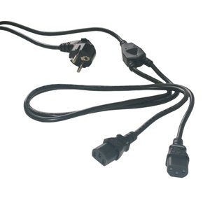 MCL Power Cable Black 2.0m Noir 2 m