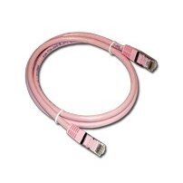 MCL Cable RJ45 Cat6 2.0 m Rose câble de réseau 2 m