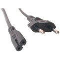 MCL Power Cord Portable Black 2.0m Noir 2 m