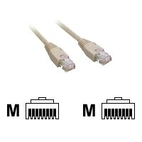 MCL Cordon RJ45 Cat 5E blinde 7 metres, blanc câble de réseau 7 m