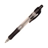 Stylo-bille q-connect rétractable écriture moyenne 0.7mm encre classique clip grip préhension couleur encre noire