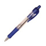 Stylo-bille q-connect rétractable écriture moyenne 0.7mm encre classique clip grip préhension couleur encre bleu