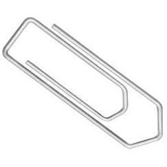 Trombone q-connect galvanisé 32mm boîte carton 100 unités