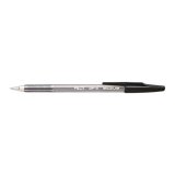 Stylo à bille rechargeable pointe moyenne encre Noire corps plastique cristal avec capuchon BP-SM