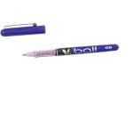 Roller pilot v-ball 5 pointe metal 0,3mm encre liquide     coloris violet