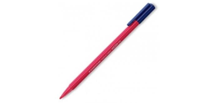 Feutre coloriage staedtler triplus color 323 encre dry   safe pointe bloquee corps     triangulaire trait 1mm