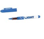 Surligneur pilot v light tracé 1/3mm encre liquide pigmentée fluide niveau d' encre visible coloris bleu