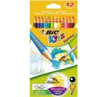 BIC KIDS Crayons de couleur aquarellables Aquacouleur, étui