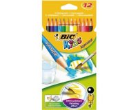 BIC KIDS Crayons de couleur aquarellables Aquacouleur, étui