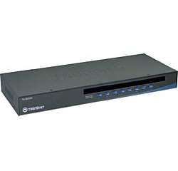 Trendnet TK-803R 8-Port USB/PS/2 Rack Mount KVM Switch commutateur écran, clavier et souris Grille de montage