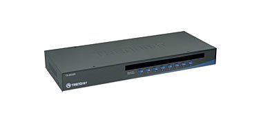 Trendnet TK-803R 8-Port USB/PS/2 Rack Mount KVM Switch commutateur écran, clavier et souris Grille de montage