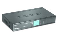 Trendnet TPE-S44 commutateur réseau Non-géré Connexion Ethernet, supportant l'alimentation via ce port (PoE) Bleu