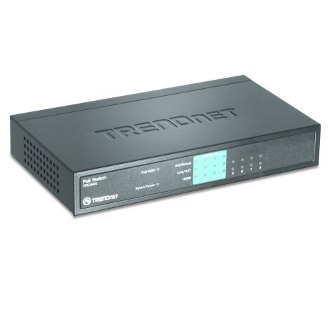 Trendnet TPE-S44 commutateur réseau Non-géré Connexion Ethernet, supportant l'alimentation via ce port (PoE) Bleu