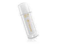 Transcend JetFlash 730 64GB USB 3.0 lecteur USB flash 64 Go USB Type-A 3.2 Gen 1 (3.1 Gen 1) Blanc