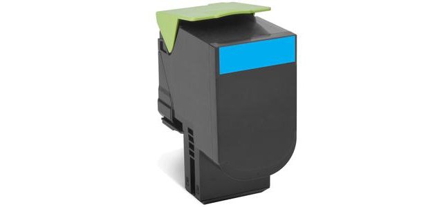 Lexmark 80C2HCE Cartouche de toner 1 pièce(s) Original Cyan