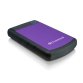 Transcend StoreJet 25H3P (USB 3.0), 2TB disque dur externe 2 To 5400 tr/min 2.5" Micro-USB B 3.2 Gen 1 (3.1 Gen 1) Noir, Violet