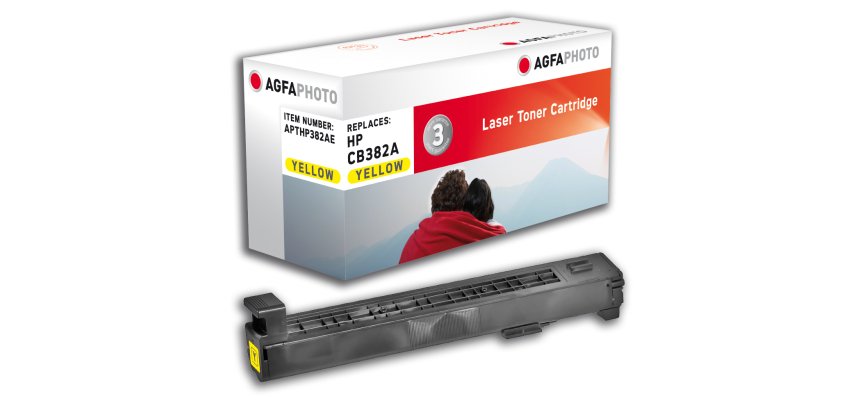 AgfaPhoto APTHP382AE tonercartridge 1 stuk(s) Geel