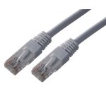 MCL 3m Cat5e U/UTP câble de réseau Gris U/UTP (UTP)