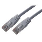 MCL 3m Cat5e U/UTP câble de réseau Gris U/UTP (UTP)