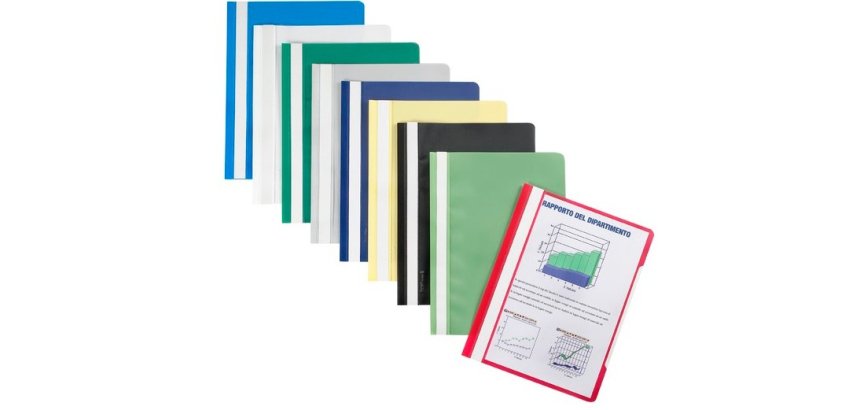 Favorit 100500009 cartellina con fermafoglio Polipropilene (PP) Blu