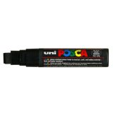 Rotulador permanente Uni-Ball Posca punta rectangular 15 mm negro