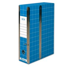 Resisto RESX101 box file Blue Cardboard, Wood