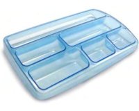 ARDA TR3110 Hard pencil case Blue, Transparent