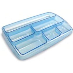 ARDA TR3110 Hard pencil case Blue, Transparent