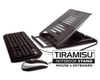 Hamlet Kit Tiramisù piattaforma per Notebook con tastiera e mouse usb